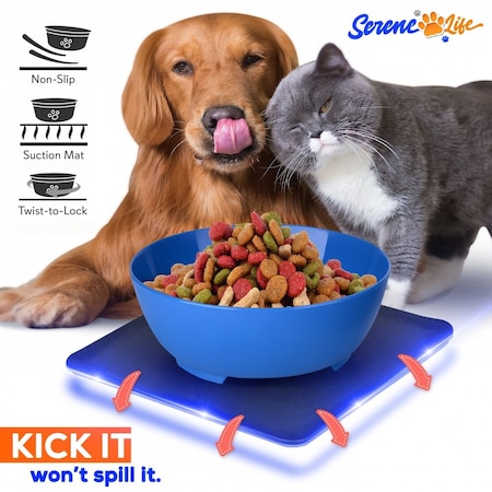 Serenelife Anti-Spill Pet Food Bowl, SLTDG66 SLTDG66